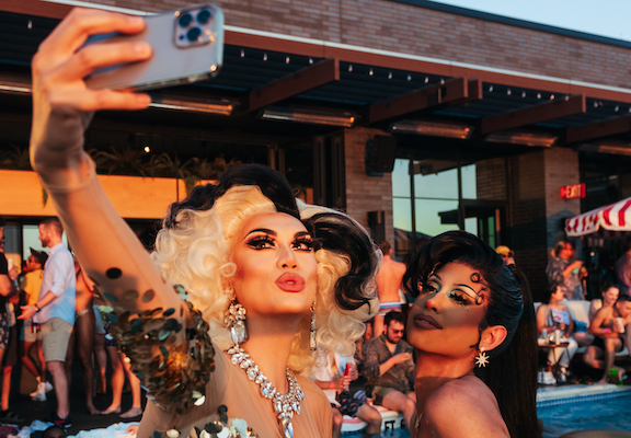 Drag queens at LGBTQ pride in Nashville
