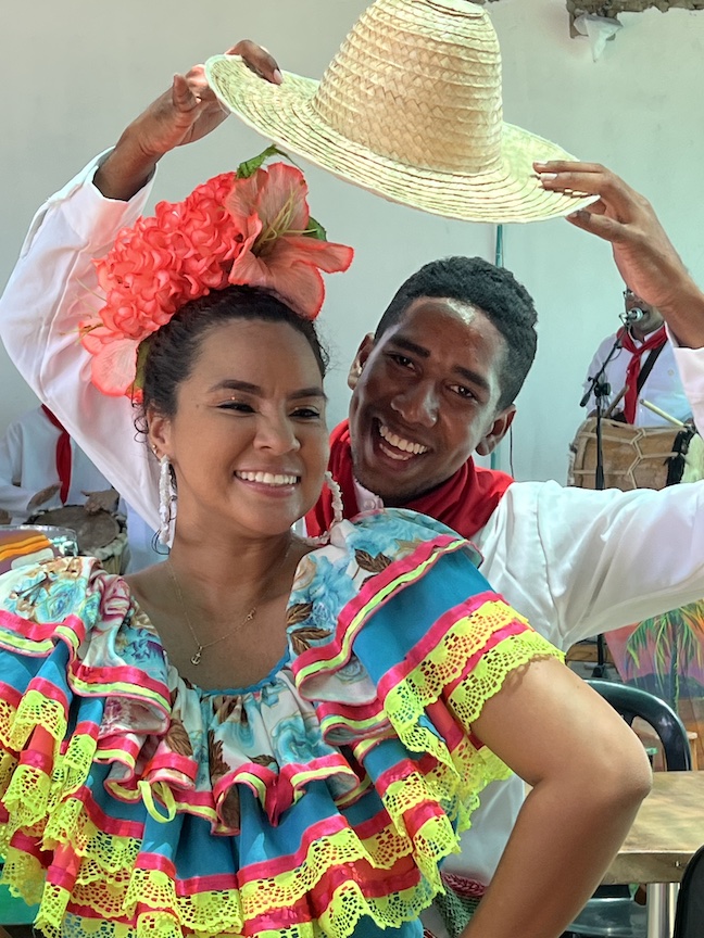 Colombian dancers in Santa Marta